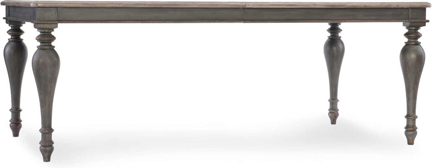 Hooker Furniture Dining Room Arabella Rectangle Leg Table w/2-20 in leaves