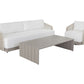 Allariz Sofa - Greige - Stinson White