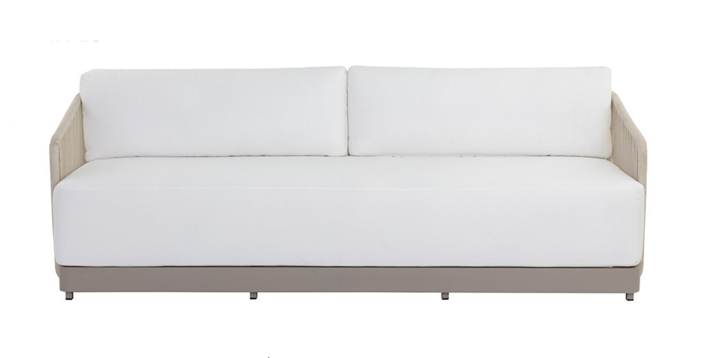 Allariz Sofa - Greige - Stinson White