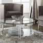 Andros Coffee Table - Stainless Steel