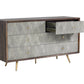 Aniston Dresser - Dark Mango - Taupe Shagreen