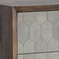 Aniston Dresser - Dark Mango - Taupe Shagreen