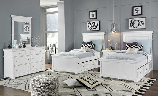 Canterbury - White Bedroom Set