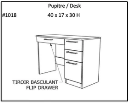 Luxembourg Junior 950 II Desk