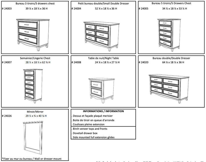 Gatineau Junior 24200 Bedroom Set