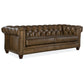 Hooker Furniture Living Room Chester Tufted Stationary Sofa