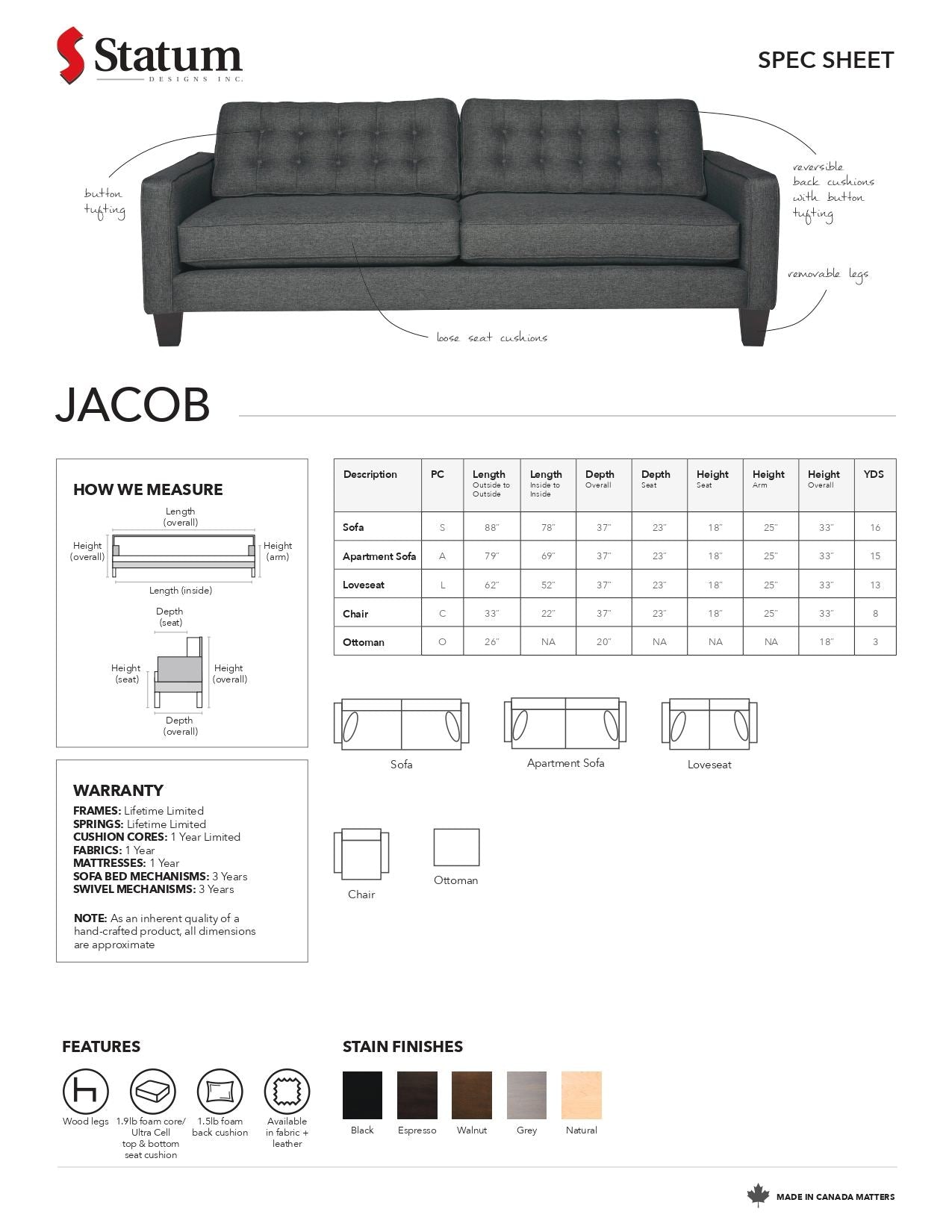 Jacob Sofa