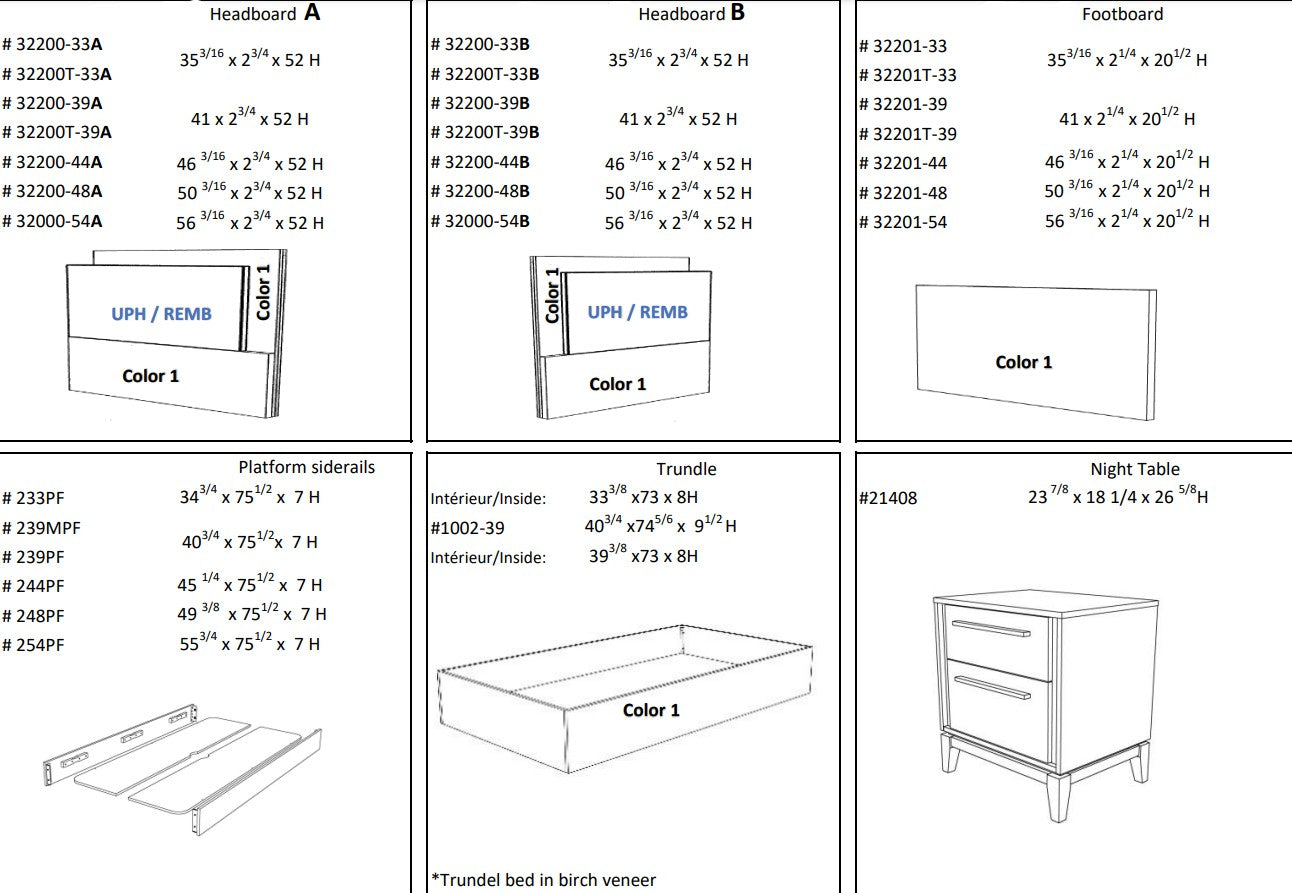 Jersey 32 200 Bedroom Set