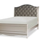 Vogue Metallic Glam Full Upholstered Sleigh Bedroom Set